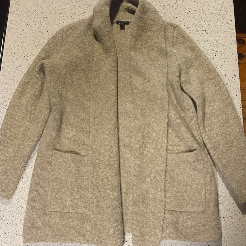 Ann Taylor Soft Beige Knit Sweater